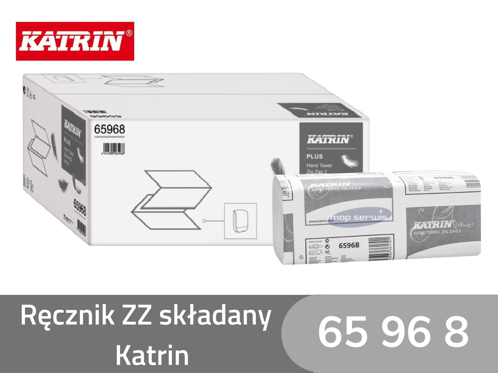 Ręcznik ZZ KATRIN 65968 Extra Premium Super Biały Miękki Chłonny Karton 3000 Listków